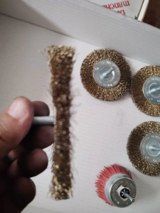 Lote 5 Cepillos Alambre Taladro Nuevos