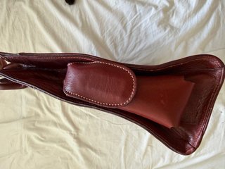 Maletín de piel Masalva rojo