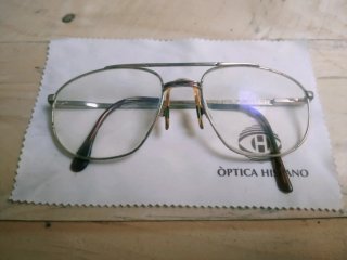 Gafas Lacoste Vintage Montura Dorada y Marrón