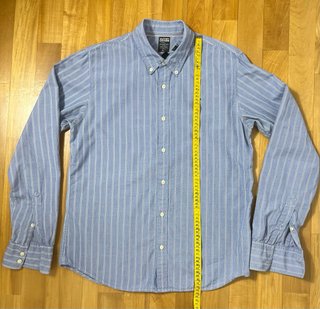 Camicia Tommy Hilfiger Uomo L Righe Azzurra