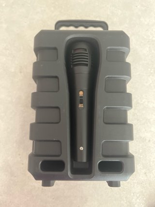 Altavoz Portátil Karaoke Negro con Micrófono