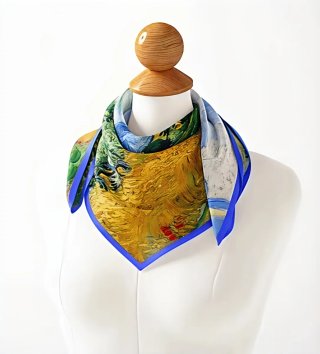 Pañuelo seda Van Gogh.