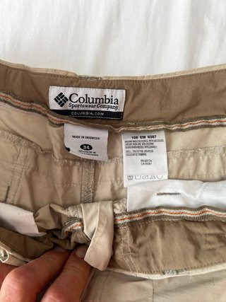 Pantalón Columbia Beige Cargo