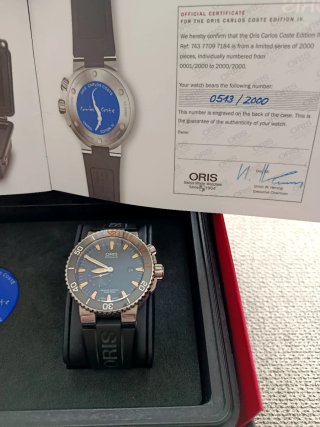 Oris Carlos Coste IV Titanio Edición Limitada