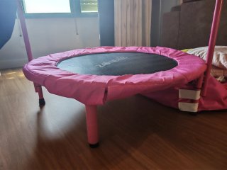 Cama Elástica Infantil Rosa