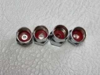 4 Tapabujes de Válvula para Neumáticos Audi