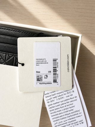 Portafoglio Calvin Klein nero