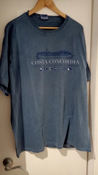 Emblemática Camiseta "Costa Concordia"