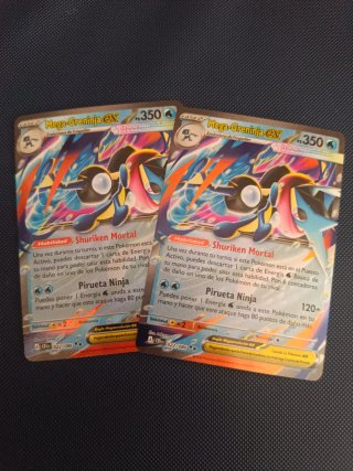 Playset x2 Mega-Greninja EX (CRI 022/086) 🇪🇸
