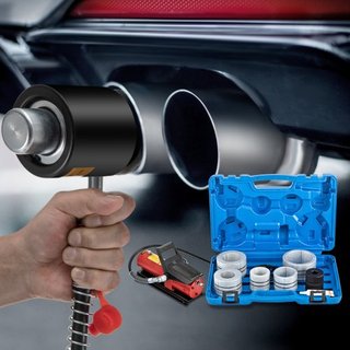 Expansor de Tubo de Escape Hidráulico, Tamaño de 4.1 a 10.8 cm, Incluye Bomba de Pedal de 10 T con 4 Matrices, 2 Estuches de Almacenamiento para Tubos de Cobre y Aluminio en Reparación de Automóviles