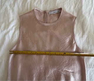 Conjunto MANGO falda y top rosa
