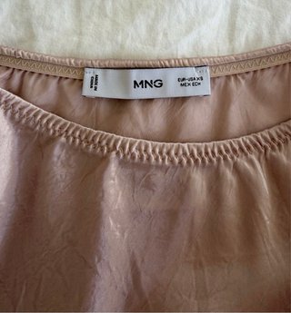 Conjunto MANGO falda y top rosa