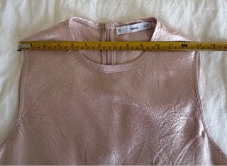 Conjunto MANGO falda y top rosa