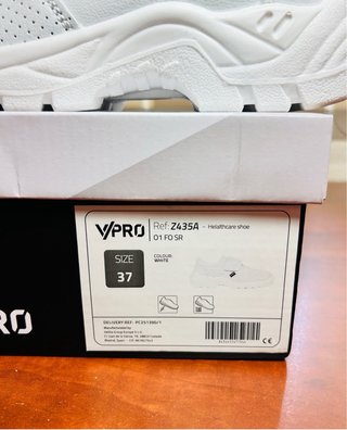 Zapatos Sanitarios VPRO Z435A Blancos Nuevos T 37