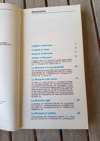 Guida turistica vintage - Birmania - di Gabrielli