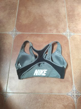 Sujetador deportivo Nike Dri-Fit gris Talla XS