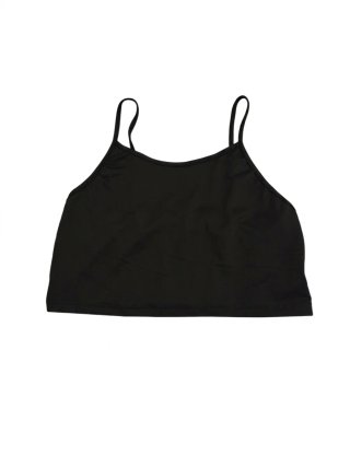 Top de tirantes negro