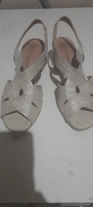 Sandalias verano mujer beige/dorado