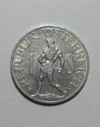 Moneta 1 Groschen Austria 1947
