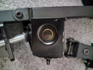 Supporto doppio monitor nero