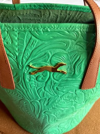Bolsa Longchamp Bimba y Lola Verde esmeralda.