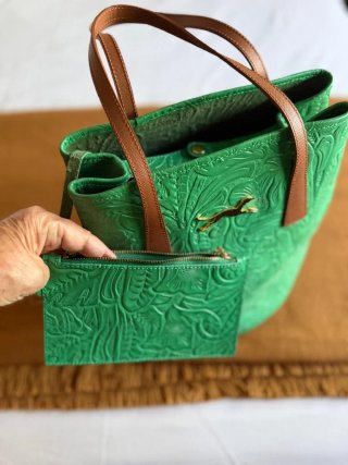 Bolsa Longchamp Bimba y Lola Verde esmeralda.