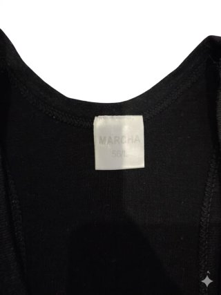 Camiseta de tirantes negra