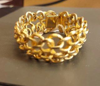 Pulsera eslabones dorada