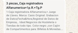 Máquina registradora alfanumérica+1p.R.Tg.p