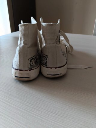 Scarpe One Piece dipinte a mano Tg 36