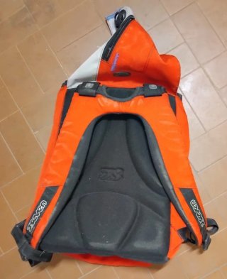 Zaino Seven arancione e grigio