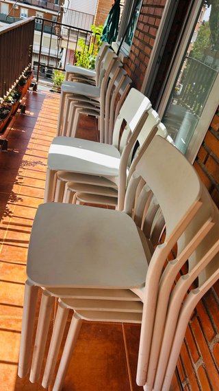 Sillas janinge de ikea de plástico