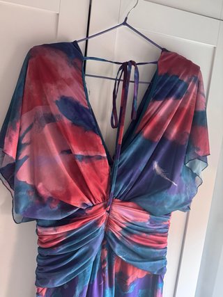 Vestido largo estampado para eventos