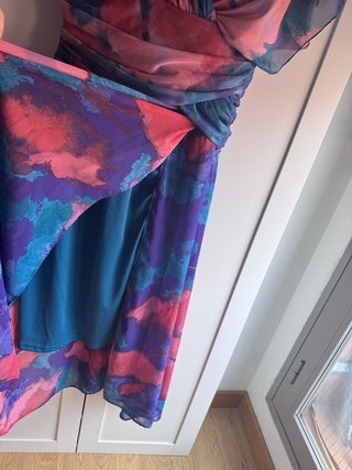 Vestido largo estampado para eventos