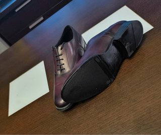 Zapatos de vestir cuero burdeos