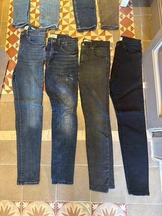 Pack 11 Pantalones Skinny Pull&Bear Talla 36
