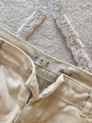 Shorts vaqueros tiro bajo verde deslavado