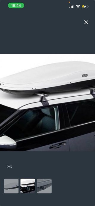Cofre de techo para coche Cruz