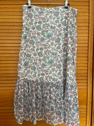 Falda floral hug & Clau talla L