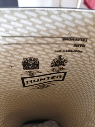 Botas de agua Hunter mujer T40 negras