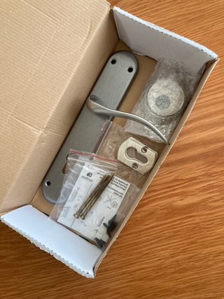 Manivela Andreu Acero Inox Mate Puerta Exterior