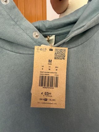 Sudadera Scalpers Verde Azulado