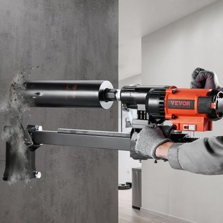 Máquina de perforación de núcleo de diamante húmedo y seco, equipo de perforación de concreto 3200W 750RPM