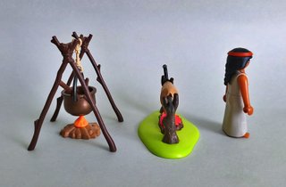 Playmobil Campesina Egipcia Cocinando Belén