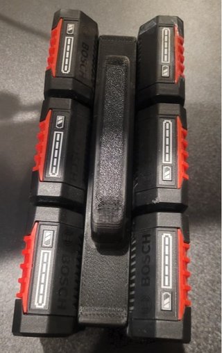 Soporte Porta 6 Baterías Bosch 18 V