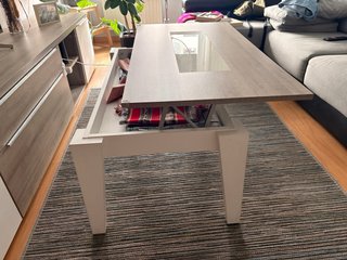 Mueble TV, Vitrina y Mesa Centro Madera