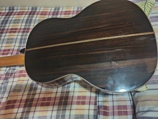 Guitarra de  palo santo amplificada