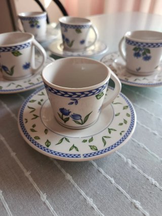 Juego de café de porcelana