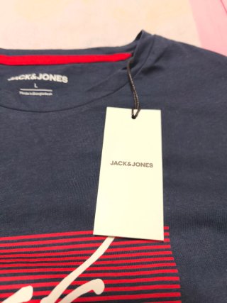 Camiseta Jack & Jones Azul Talla L