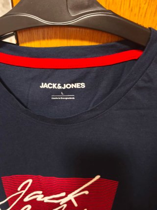 Camiseta Jack & Jones Azul Talla L